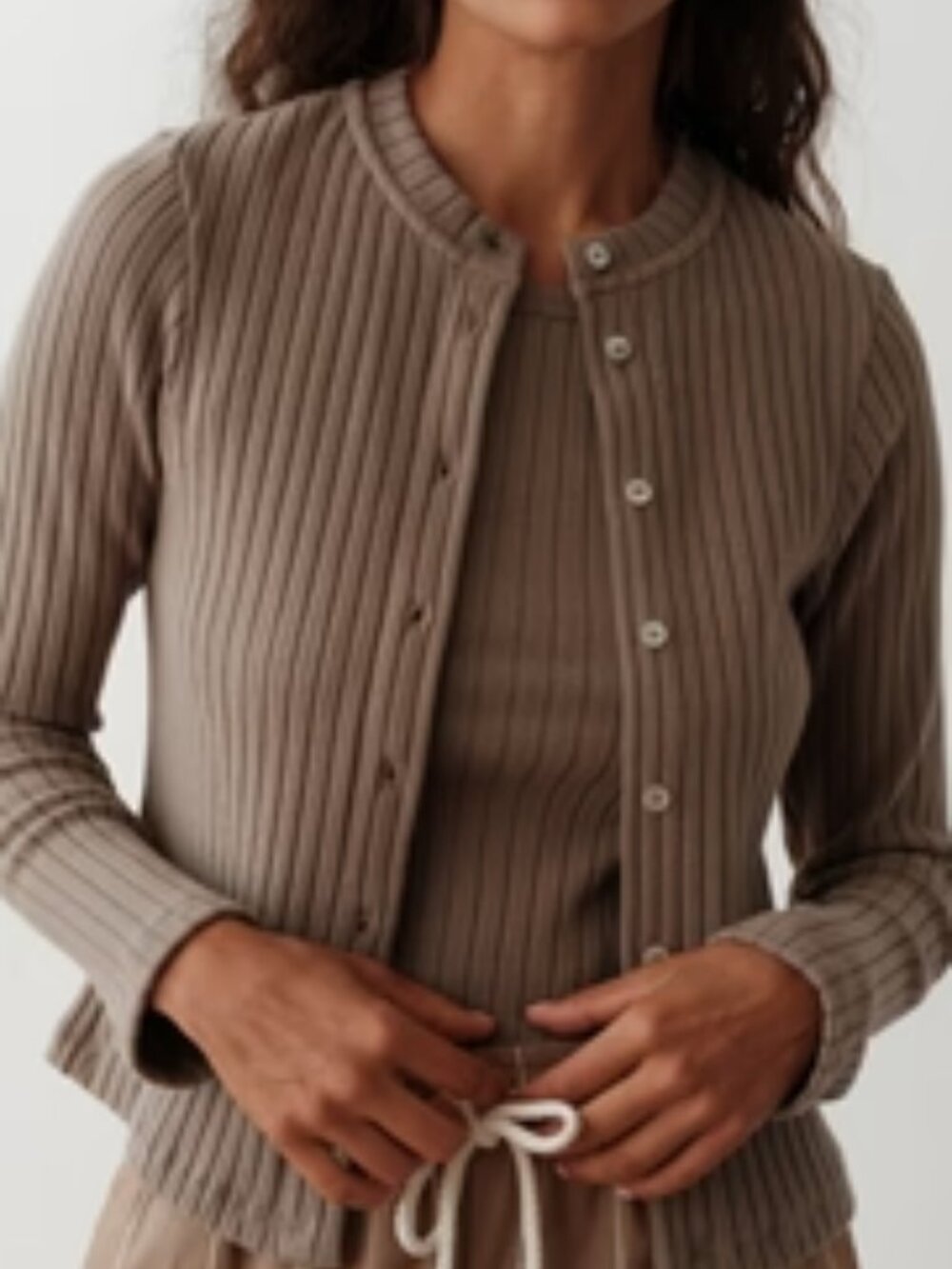 DONNI Sweater Rib Cardi